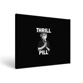 Холст прямоугольный с принтом Thrill pill в Новосибирске, 100% ПВХ |  | Тематика изображения на принте: pill | thrill | thrill pill | пилл | тимур самедов | трилл | трилл пилл