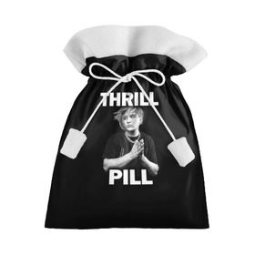 Подарочный 3D мешок с принтом Thrill pill в Новосибирске, 100% полиэстер | Размер: 29*39 см | Тематика изображения на принте: pill | thrill | thrill pill | пилл | тимур самедов | трилл | трилл пилл