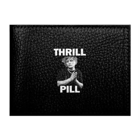 Обложка для студенческого билета с принтом Thrill pill в Новосибирске, натуральная кожа | Размер: 11*8 см; Печать на всей внешней стороне | Тематика изображения на принте: pill | thrill | thrill pill | пилл | тимур самедов | трилл | трилл пилл