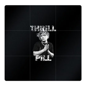 Магнитный плакат 3Х3 с принтом Thrill pill в Новосибирске, Полимерный материал с магнитным слоем | 9 деталей размером 9*9 см | Тематика изображения на принте: pill | thrill | thrill pill | пилл | тимур самедов | трилл | трилл пилл