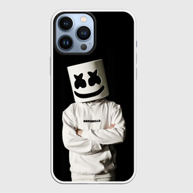 Чехол для iPhone 13 Pro Max с принтом Marshmello в Новосибирске,  |  | christopher | comstock | dj | dotcom | friends | marshmallow | marshmello | usa | диджей | друзья | комсток | крис | маршмэллоу | продюсер | сша