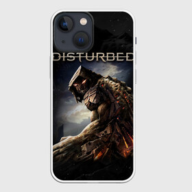 Чехол для iPhone 13 mini с принтом Disturbed в Новосибирске,  |  | asylum | disturbed | heavy metal | immortalized | the guy | the lost children | группы | метал | рок