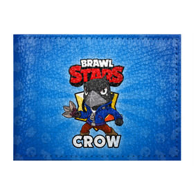 Обложка для студенческого билета с принтом BRAWL STARS CROW в Новосибирске, натуральная кожа | Размер: 11*8 см; Печать на всей внешней стороне | brawl stars | brawl stars crow | brawler | crow | бравл старз | бравлер | ворон