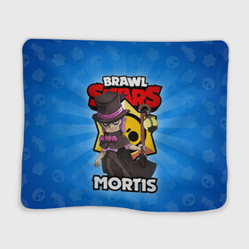 Плед 3D с принтом BRAWL STARS MORTIS в Новосибирске, 100% полиэстер | закругленные углы, все края обработаны. Ткань не мнется и не растягивается | brawl stars | brawl stars mortis | brawler | mortis | бравл старз | бравлер | мортис