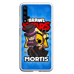 Чехол для Honor 20 с принтом BRAWL STARS MORTIS в Новосибирске, Силикон | Область печати: задняя сторона чехла, без боковых панелей | brawl stars | brawl stars mortis | brawler | mortis | бравл старз | бравлер | мортис