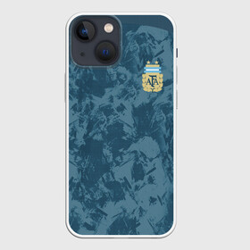 Чехол для iPhone 13 mini с принтом Away Copa America 2020 в Новосибирске,  |  | barcelona | champions | league | lionel | messi | spain | tdrfifa19 | барселона | испания | лига | лионель | месси | чемпионов