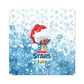 Магнит виниловый Квадрат с принтом Новогодний Brawl Stars в Новосибирске, полимерный материал с магнитным слоем | размер 9*9 см, закругленные углы | Тематика изображения на принте: brawl | christmas | crow | game | leon | new year | snow | spike | stars | winter | ворон | елка | ель | зима | игра | леон | мороз | новый год | рождество | санта | снег | снежинка | спайк