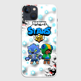 Чехол для iPhone 13 с принтом Новогодний Brawl Stars Two Leon в Новосибирске,  |  | brawl stars | brawl stars 8 bit | brawl stars crow | brawl stars crow phoenix | brawl stars l | brawl stars leon | brawl stars leon shark | brawl stars nita | brawl stars robot spike | brawl stars spike | бравл старс | бравла старс | браво с