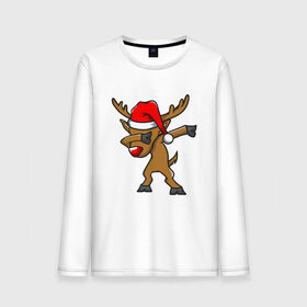 Мужской лонгслив хлопок с принтом Dab Deer в Новосибирске, 100% хлопок |  | 2020 | christmas | dab | deer | new year | santa claus | борода | даб | дед | дед мороз | дедушка | ёлка | зима | мороз | новый год | олень | праздник | рождество | санта клаус | снег