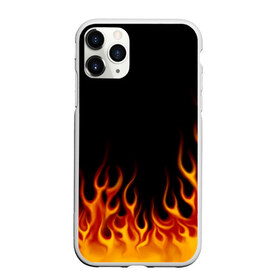 Чехол для iPhone 11 Pro матовый с принтом Пламя Old School в Новосибирске, Силикон |  | burn | fire | костер | нарисованный | огня | огонь | олдскул | пламени | пламя | пожар | пылает | рисованный огонь | языки