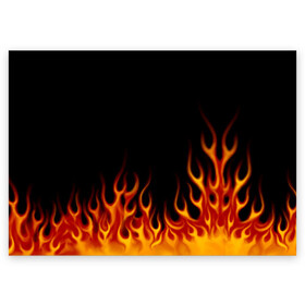Поздравительная открытка с принтом Пламя Old School в Новосибирске, 100% бумага | плотность бумаги 280 г/м2, матовая, на обратной стороне линовка и место для марки
 | burn | fire | костер | нарисованный | огня | огонь | олдскул | пламени | пламя | пожар | пылает | рисованный огонь | языки