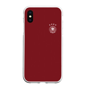 Чехол для iPhone XS Max матовый с принтом Germany GK EURO 2020 в Новосибирске, Силикон | Область печати: задняя сторона чехла, без боковых панелей | champion | championship | euro | germany | neuer | tdrfifa19 | uefa | евро | нойер | уефа | чемпиона европы