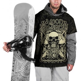 Накидка на куртку 3D с принтом Amon Amarth в Новосибирске, 100% полиэстер |  | Тематика изображения на принте: amon amarth | metal | викинг метал | группы | дэт метал | метал | музыка | рок