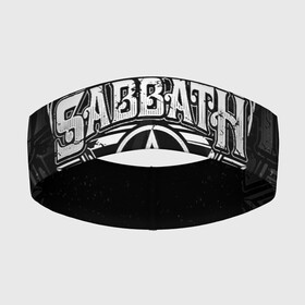 Повязка на голову 3D с принтом Black Sabbath в Новосибирске,  |  | black sabbath | hard rock | heavy metal | блэк сабат | группы | метал | музыка | оззи осборн | рок | хард рок | хэви метал