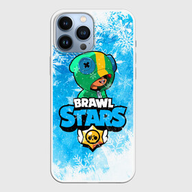 Чехол для iPhone 13 Pro Max с принтом Brawl Stars Леон в Новосибирске,  |  | Тематика изображения на принте: 2020 | brawl | brawl stars | christmas | leon | new year | stars | бравл старс | брол старс | зима | игра | леон | новогодний | новый год | рождество | снег | снежинки