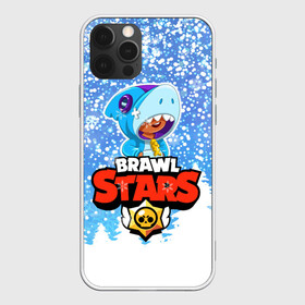 Чехол для iPhone 12 Pro с принтом Brawl Stars Леон Шарк в Новосибирске, силикон | область печати: задняя сторона чехла, без боковых панелей | 2020 | brawl | brawl stars | christmas | leon | new year | shark | stars | бравл старс | брол старс | зима | игра | леон | новогодний | новый год | рождество | снег | снежинки | шарк