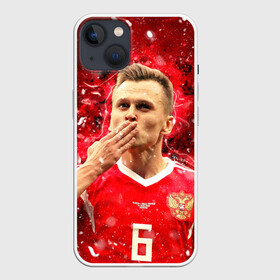 Чехол для iPhone 13 с принтом Денис Черышев в Новосибирске,  |  | championship | cheryshev | cup | denis cheryshev | russia | world | денис черышев | европы | мира | мундиаль | россия | сборная россии | чемпионат | черышев