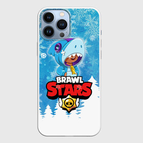 Чехол для iPhone 13 Pro Max с принтом Зимний Brawl Stars Leon Shark в Новосибирске,  |  | Тематика изображения на принте: 2020 | brawl | brawl stars | christmas | leon | new year | stars | бравл старс | брол старс | зима | игра | леон | новогодний | новый год | рождество | снег | снежинки