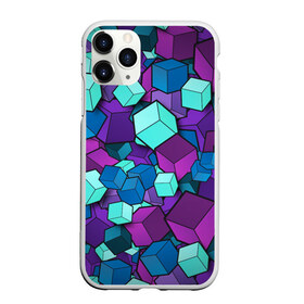 Чехол для iPhone 11 Pro Max матовый с принтом Кубы в Новосибирске, Силикон |  | абстрактно | абстрактные | абстрактный | абстрактным | абстракция | кубики | кубические | кубический | кубическое | кубы | неон | неонка | неоновые | разноцветные | светящиеся | цветное | цветные