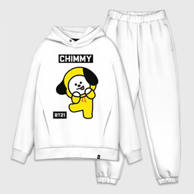 Мужской костюм хлопок OVERSIZE с принтом CHIMMY BT21 в Новосибирске,  |  | Тематика изображения на принте: bt21 | bts | chimmy | cooky | koya | love yourself. | mang | rj | shooky | tata | бт21 | бтс