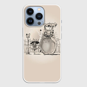 Чехол для iPhone 13 Pro с принтом My Neighbor Totoro забор в Новосибирске,  |  | anime | hayao miyazaki | japanese | meme | miyazaki | piano | studio ghibli | tokyo | totoro | гибли | котобус | мой | мэй | сацуки | сосед | сусуватари | тонари | тоторо | хаяо миядзаки