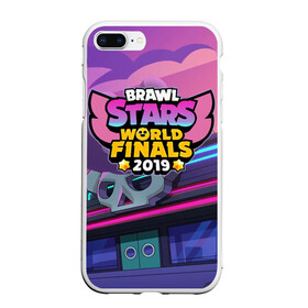 Чехол для iPhone 7Plus/8 Plus матовый с принтом Brawl Stars World Finals 2019 в Новосибирске, Силикон | Область печати: задняя сторона чехла, без боковых панелей | brawl | bs | clash line | fails | funny | leon | moments | stars | supercell | tick | бой | босс | бравл | броубол | бс | драка | звезд | осада | поззи | сейф | старс | цель