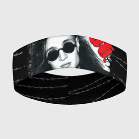 Повязка на голову 3D с принтом Гражданская оборона + Спина в Новосибирске,  |  | punk | punks not dead | гр.об. | гражданская оборона | гроб | егор летов | панки | хой