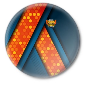 Значок с принтом Brawl Stars World Finals 2019 в Новосибирске,  металл | круглая форма, металлическая застежка в виде булавки | brawl | bs | clash line | fails | funny | leon | moments | stars | supercell | tick | бой | босс | бравл | броубол | бс | драка | звезд | осада | поззи | сейф | старс | цель