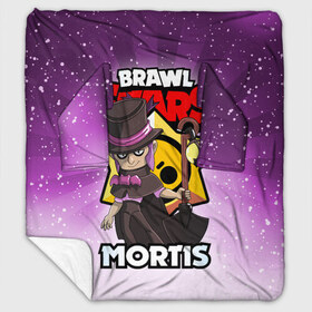 Плед с рукавами с принтом BRAWL STARS MORTIS в Новосибирске, 100% полиэстер | Закругленные углы, все края обработаны. Ткань не мнется и не растягивается. Размер 170*145 | Тематика изображения на принте: brawl stars | brawl stars mortis | brawler | mortis | бравл старз | бравлер | мортис