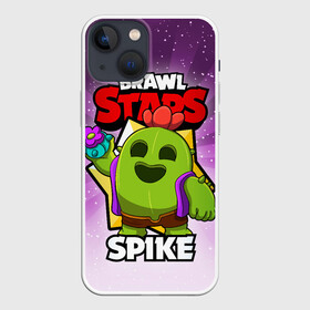 Чехол для iPhone 13 mini с принтом BRAWL STARS SPIKE в Новосибирске,  |  | brawl stars | brawl stars spike | brawler | spike | бравл старз | бравлер | спайк
