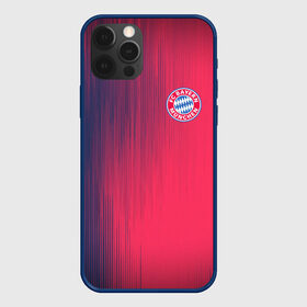 Чехол для iPhone 12 Pro с принтом FC Bayern Munchen (Bavaria). в Новосибирске, силикон | область печати: задняя сторона чехла, без боковых панелей | fc bayern munchen | бавария | геометрия | спорт | текстура | футбол