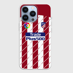 Чехол для iPhone 13 Pro с принтом Альваро Мората Атлетико в Новосибирске,  |  | atletico madrid | champions | football | morata | soccer | spain | uefa | world cup | альваро | альваро мората | атлетико | атлетико мадрид | ла лига | мадрид | мората | форма | формы | футбол