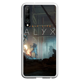 Чехол для Honor P30 с принтом HALF-LIFE ALYX в Новосибирске, Силикон | Область печати: задняя сторона чехла, без боковых панелей | alex | alyx | freeman | g man | gman | gordon | half | half life | halflife | life | valve | алекс | аликс | вальв | вэльв | гордон | джи | лайф | мен | фримен | халф | халф лайф | халфлайф