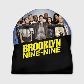 Шапка 3D с принтом Brooklyn Nine-Nine в Новосибирске, 100% полиэстер | универсальный размер, печать по всей поверхности изделия | 9 9 | 99 | andy | beatriz | brooklyn | detective | diaz | jake | nine nine | peralta | rosa | samberg | stephanie | беатрис | бруклин | детектив | джейк | перальта | роза | стефани | сэмберг | энди