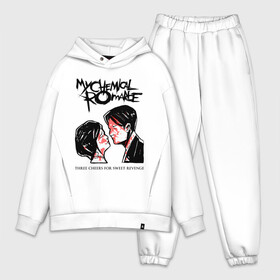 Мужской костюм хлопок OVERSIZE с принтом My Chemical Romance в Новосибирске,  |  | black parade | killjoy | mcr | my chemical romance | килджой