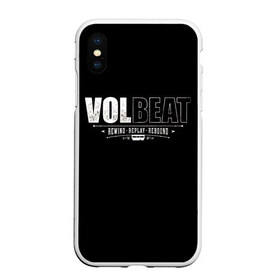 Чехол для iPhone XS Max матовый с принтом Volbeat в Новосибирске, Силикон | Область печати: задняя сторона чехла, без боковых панелей | groove metal | hardcore | psychobilly | rebound | replay | rewind | volbeat | волбит