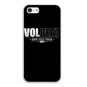 Чехол для iPhone 5/5S матовый с принтом Volbeat в Новосибирске, Силикон | Область печати: задняя сторона чехла, без боковых панелей | groove metal | hardcore | psychobilly | rebound | replay | rewind | volbeat | волбит