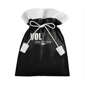 Подарочный 3D мешок с принтом Volbeat в Новосибирске, 100% полиэстер | Размер: 29*39 см | groove metal | hardcore | psychobilly | rebound | replay | rewind | volbeat | волбит