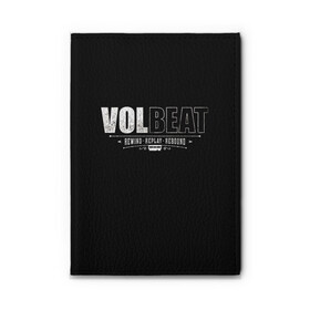 Обложка для автодокументов с принтом Volbeat в Новосибирске, натуральная кожа |  размер 19,9*13 см; внутри 4 больших “конверта” для документов и один маленький отдел — туда идеально встанут права | groove metal | hardcore | psychobilly | rebound | replay | rewind | volbeat | волбит