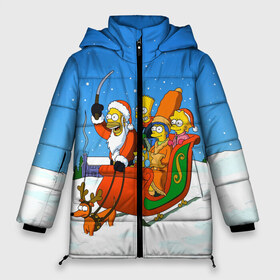 Женская зимняя куртка 3D с принтом Simpsons New Year в Новосибирске, верх — 100% полиэстер; подкладка — 100% полиэстер; утеплитель — 100% полиэстер | длина ниже бедра, силуэт Оверсайз. Есть воротник-стойка, отстегивающийся капюшон и ветрозащитная планка. 

Боковые карманы с листочкой на кнопках и внутренний карман на молнии | bart | christmas | family | homer | lisa | maggie | marge | new | santa | simpson | simpsons | snow | thesimpsons | xmas | year | барт | гомер | лиза | мардж | мегги | санта | семья | симпсоны