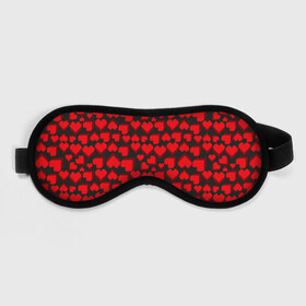 Маска для сна 3D с принтом 8-Bit Love в Новосибирске, внешний слой — 100% полиэфир, внутренний слой — 100% хлопок, между ними — поролон |  | 8 bit | 8 бит | game | heart | lovely | pattern | любовь | паттерн | романтика | сердечки | сердца | сердце