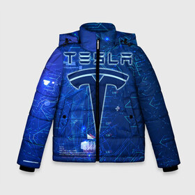 Зимняя куртка для мальчиков 3D с принтом Tesla в Новосибирске, ткань верха — 100% полиэстер; подклад — 100% полиэстер, утеплитель — 100% полиэстер | длина ниже бедра, удлиненная спинка, воротник стойка и отстегивающийся капюшон. Есть боковые карманы с листочкой на кнопках, утяжки по низу изделия и внутренний карман на молнии. 

Предусмотрены светоотражающий принт на спинке, радужный светоотражающий элемент на пуллере молнии и на резинке для утяжки | Тематика изображения на принте: cybertruck | elon reeve musk | model 3 | pickup | tech | technology | tesla | грузовик | илон маск | кибер | моторс | пикап | тесла
