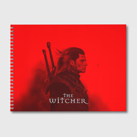 Альбом для рисования с принтом The Witcher в Новосибирске, 100% бумага
 | матовая бумага, плотность 200 мг. | gerald | geralt | henry cavill | netflix | the witcher | wild hunt | witcher | ведьмак | ведьмак сериал | генри кавилл | геральд | дикая охота | нетфликс