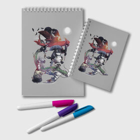 Блокнот с принтом Мой сосед Тоторо в Новосибирске, 100% бумага | 48 листов, плотность листов — 60 г/м2, плотность картонной обложки — 250 г/м2. Листы скреплены удобной пружинной спиралью. Цвет линий — светло-серый
 | Тематика изображения на принте: anime | hayao miyazaki | japanese | meme | miyazaki | piano | studio ghibli | tokyo | totoro | гибли | котобус | мой | сосед | сусуватари | тонари | тоторо | хаяо миядзаки