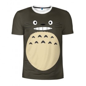 Мужская футболка 3D спортивная с принтом Totoro в Новосибирске, 100% полиэстер с улучшенными характеристиками | приталенный силуэт, круглая горловина, широкие плечи, сужается к линии бедра | Тематика изображения на принте: anime | hayao miyazaki | japanese | meme | miyazaki | piano | studio ghibli | tokyo | totoro | гибли | котобус | мой | сосед | сусуватари | тонари | тоторо | хаяо миядзаки