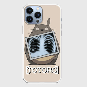 Чехол для iPhone 13 Pro Max с принтом My Neighbor Totoro рентген в Новосибирске,  |  | anime | hayao miyazaki | japanese | meme | miyazaki | piano | studio ghibli | tokyo | totoro | гибли | котобус | мой | сосед | сусуватари | тонари | тоторо | хаяо миядзаки