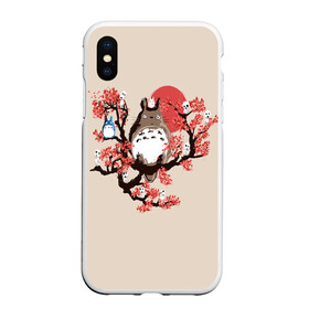 Чехол для iPhone XS Max матовый с принтом Totoro в Новосибирске, Силикон | Область печати: задняя сторона чехла, без боковых панелей | anime | hayao miyazaki | japanese | meme | miyazaki | piano | studio ghibli | tokyo | totoro | гибли | котобус | мой | сосед | сусуватари | тонари | тоторо | хаяо миядзаки