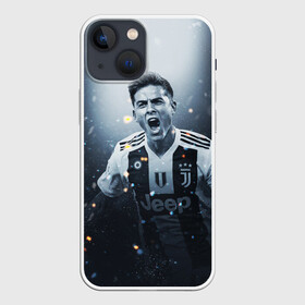 Чехол для iPhone 13 mini с принтом Дибала Ювентус в Новосибирске,  |  | champions | dybala | football | juventus | paulo | paulo dybal | soccer | uefa | world cup | аргентина | дибала | лига чемпионов | пауло | пауло дибала | сборная аргентины | футбол | юве | ювентус