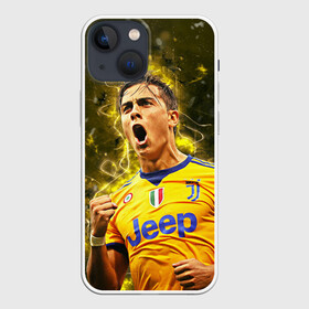 Чехол для iPhone 13 mini с принтом Ювентус Дибала в Новосибирске,  |  | champions | dybala | football | juventus | paulo | paulo dybal | soccer | uefa | world cup | аргентина | дибала | лига чемпионов | пауло | пауло дибала | сборная аргентины | футбол | юве | ювентус