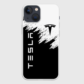 Чехол для iPhone 13 mini с принтом TESLA в Новосибирске,  |  | elon mask | tesla | илон | илон маск | маск | тесла